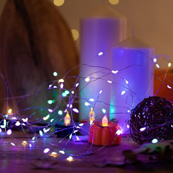 2-pack Fairy Lights USB Plug in String Lights LED-belysning warm white 200 LED 66ft2 pack-2 pack