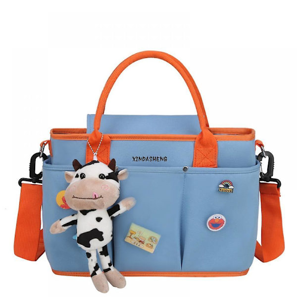 Diaper Bag, Mom & Dad Travel Shoulder Messenger Bag, Multipurpose Baby Bag For Boys & Girls A916-618 blue 2