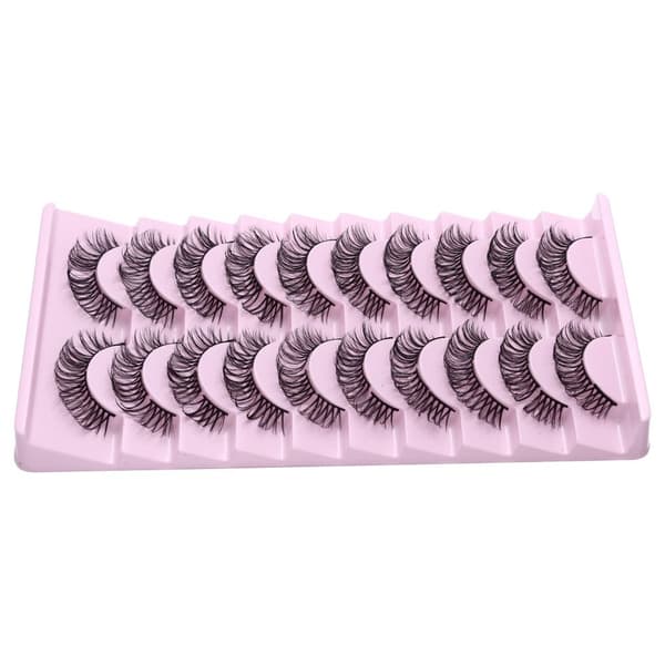 Mordely 10 Par Cluster Lashes Russian Strip Lashes D03