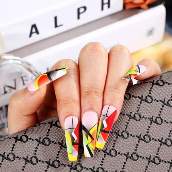 Fake Nails Ballerina 3