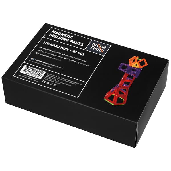 2023 Northio, Magnetiska Byggleksaker - 82 Delar multifärg 2pcs