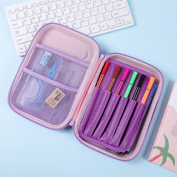 Mordely EVA Waterproof Hard Shell Unicorn Kids 3D case purple style3