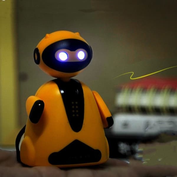 Mordely Elektrisk induktiv robotleksak Originalelektrisk robot BLÅ blue