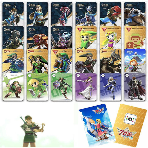 Mordely The Legend of Zelda Breath Of The Wild Amiibo NFC Card Switch 25 PCS