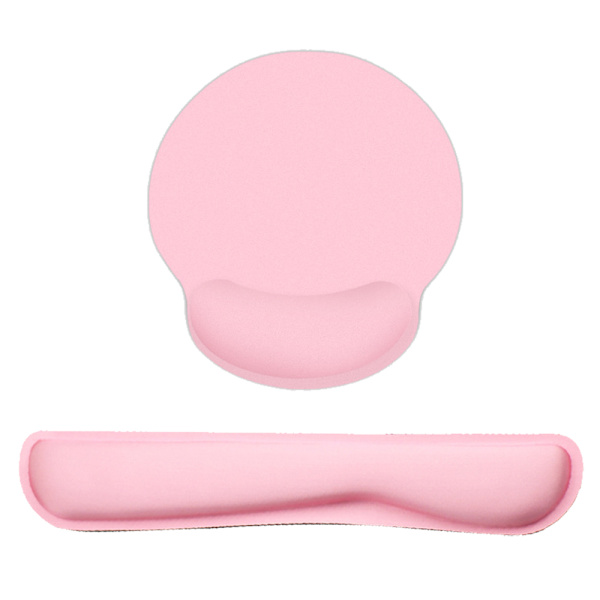 Mordely Musmatta med handledsstöd, Memory Foam tangentbordsdyna pink