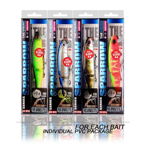 Mordely Multi Minnow Baits Fiskkrokar A