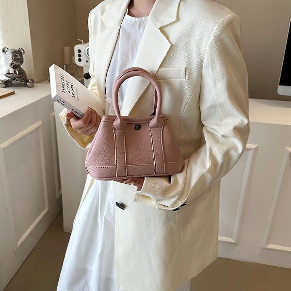 Fashion Square Crossbody Small Messenger Bags Handbags Soft Pu Shoulder Bags Pink)