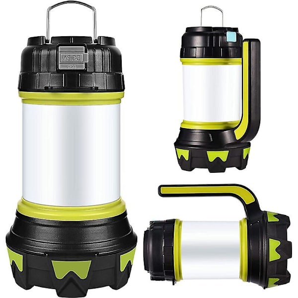 Mordely Rechargeable Camping Lantern Led Powerful Torch 1000lm Dimmable Portable Waterproof Camping Light Hanging Magnet 4000mah Power c624 Fyndiq