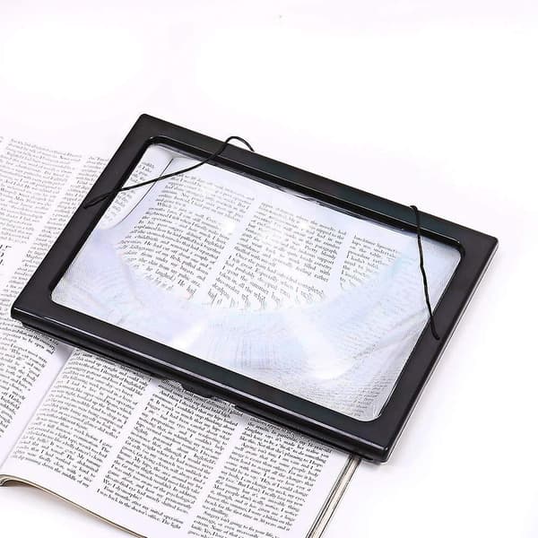 Hands Free 3x A4 Large Size Magnifier With Led Light Reading Magnifier Gdel