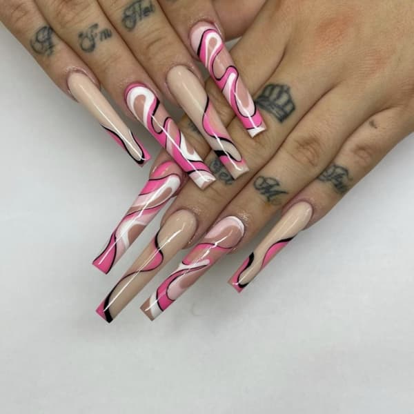 Fake Nails Ballerina 3