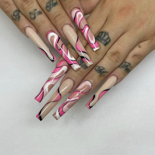 Mordely Fake Nails Ballerina 2