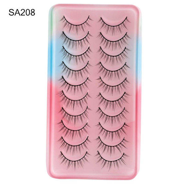 Mordely 10 Par Manga Lashes Cosplay Lashes