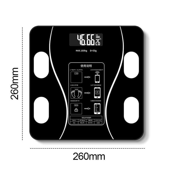 Mordely Vågar Vikt Bluetooth vågar 5