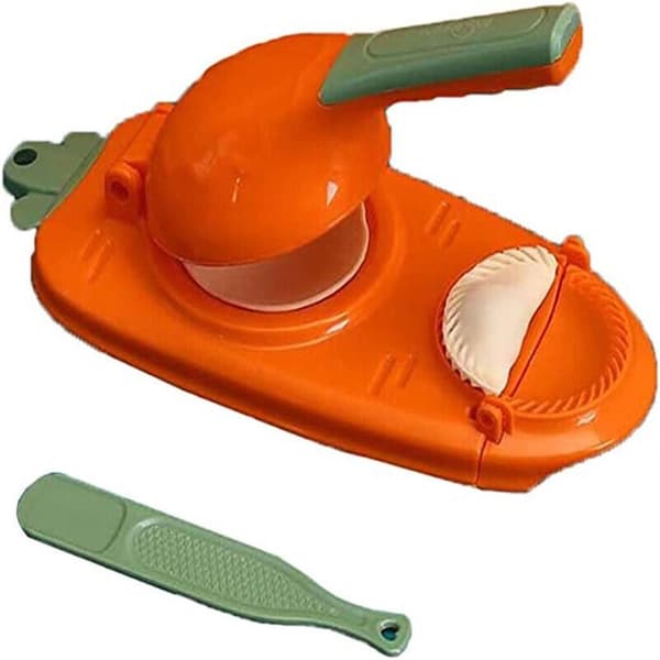 Mordely 2 i 1 Dumpling Maker Kök Dumpling Making Tool Dumpling Pressning orange
