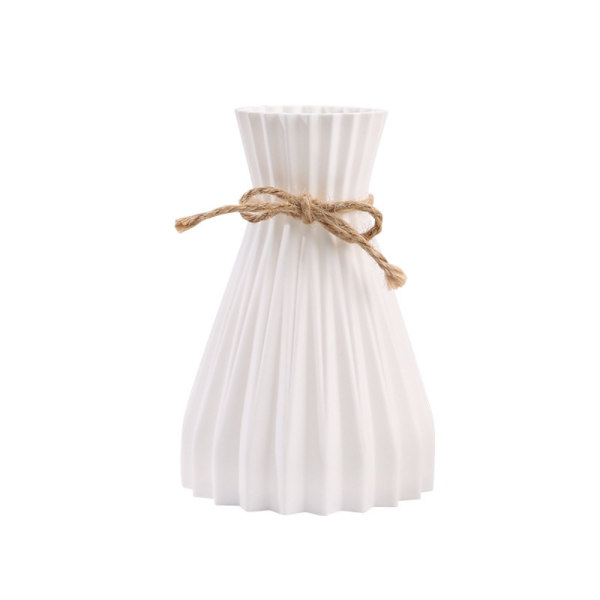 Mordely Enkelhet Blomvas Keramik Blomkruka VIT white
