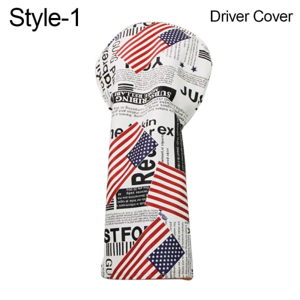Mordely Golf Club Head Cover Golf Wood Cover DRIVER COVERSTYLE-1 STYLE-1 Driver CoverStyle-1