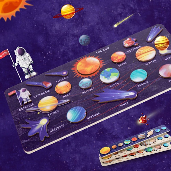 Solar System Jigsaw Planets Cognition 3