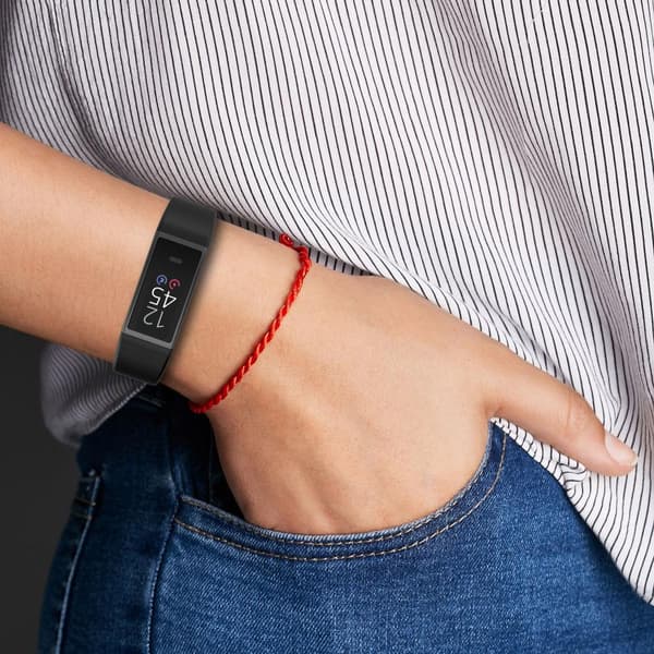 Mordely Silikonarmbandsrem för Amazon Halo View GRÅ grey L