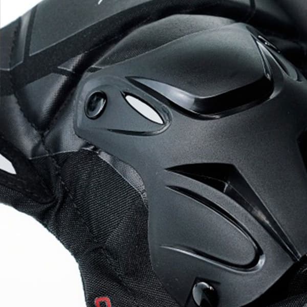 2st Motorcykel Knäskydd Benskydd SVART Black