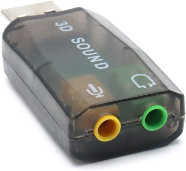 Mordely 3 st 3D Externt Drive-fritt USB ljudkort