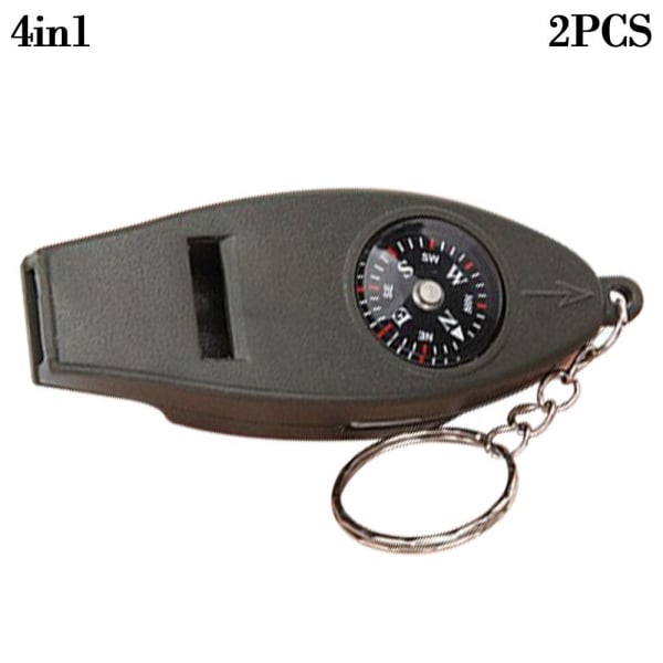 Mordely 2st Multifunction Whistle 3in1 Compass 4IN1 4in1