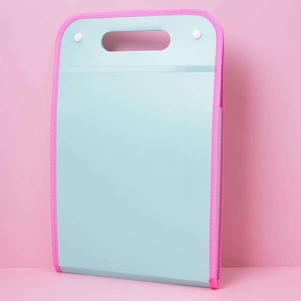 Mordely Dragspelsväska Mapp A4 Mapp ROSA Pink