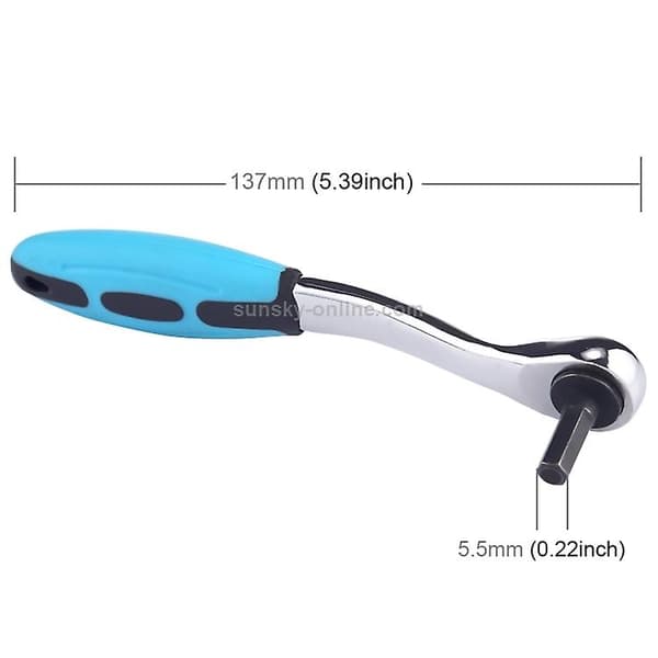 Mordely 5.5mm 72 Teeth Hexagonal Ratchet Wrench