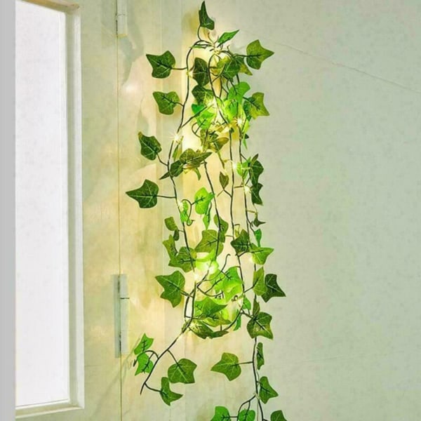 Mordely LED aurinkoenergialla toimivat Ivy Fairy String Lights 2M 20LED 2m20LED