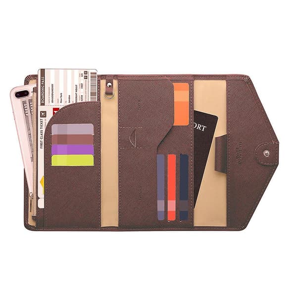 Mordely Passhållare Reseplånbok Multipurpose Passport Cover