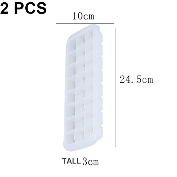 Ice Cube Trays, Ice Cube Molds With Lid,ice Trays Stackable