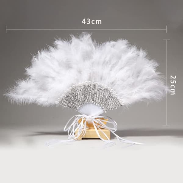 Mordely Feather Fan Feather Pleasant Fan 2