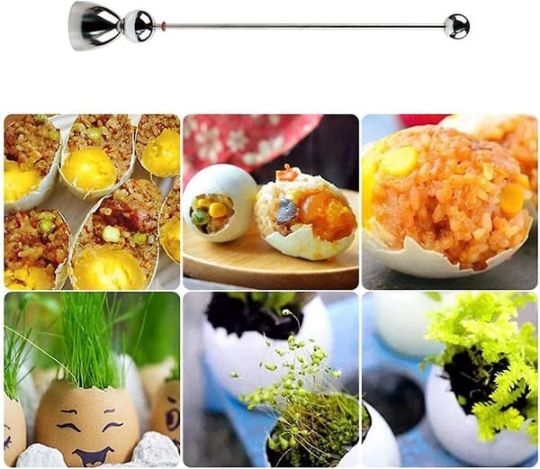 Mordely Egg Topper, Egg Cutter Tightened By Durable Stainless Steel Screw With