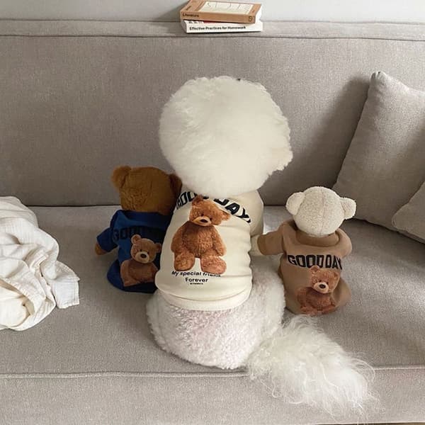 Mordely Husdjurskläder Hundtröja VIT white XL