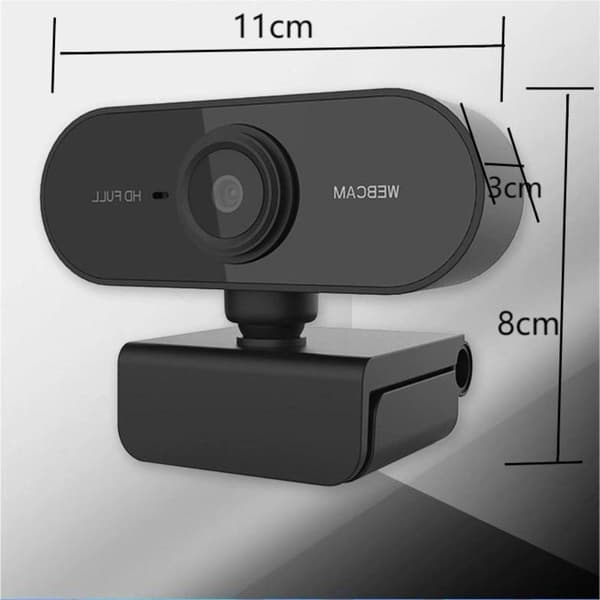 Mordely USB HD-webbkamera Inbyggd mikrofon Smart 30fps webbkamera