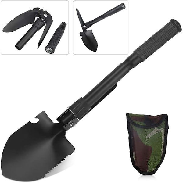 2023 Mini Portable Military Folding Shovel And Multi-tool For Camping,outdoor Survival,hiking,hunting,expedition,gardening Chisel