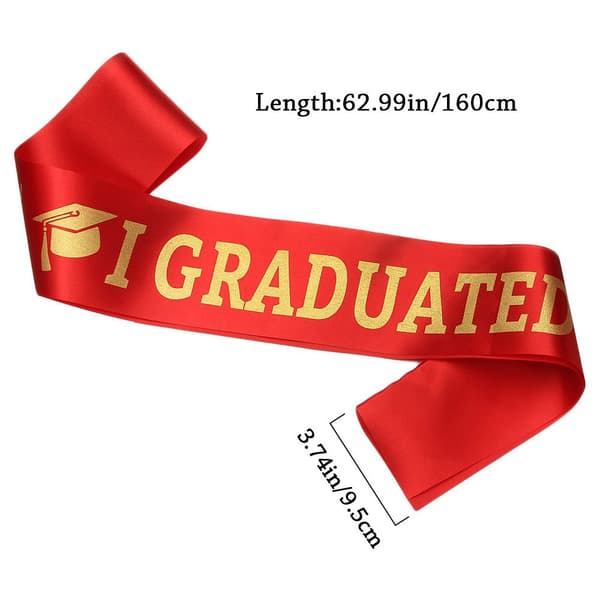 Mordely 202 Graduation Sash Graduated Satin 3