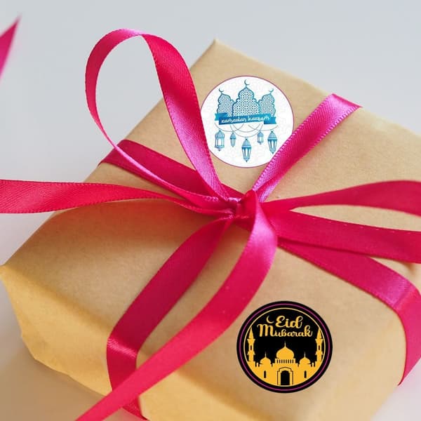 Mordely 20 ark EID Mubarak Sticker Label Seal Stickers 20 ARK 01 20 Sheets 01