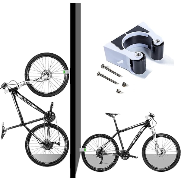 2023 Buckle Wall Mount Rack Mountain Bike Road Bike Creative Portable Vertical Storage Indoor Outdoor Garage Shed