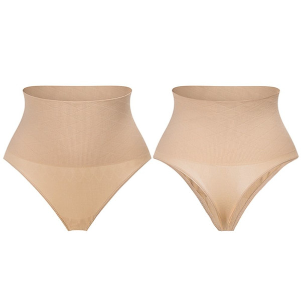 Mordely Hög midja stringtrosa i form av slimmande trosor APRICOT Apricot XL