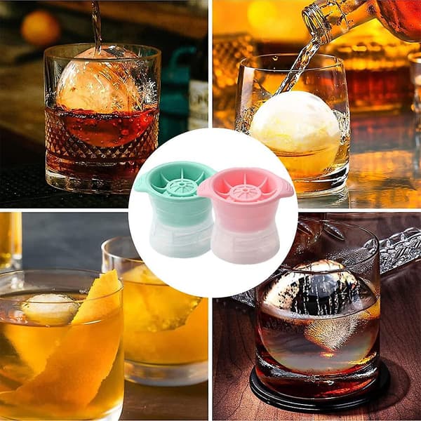 Sphere Ice Moldsround Ice Cube Mold, Mold For Whisky Ice Balls, Cocktail Drinks