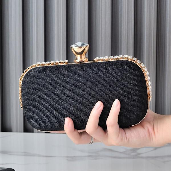 Mordely Evening Party Bag Evening Clutch Väskor VIT white