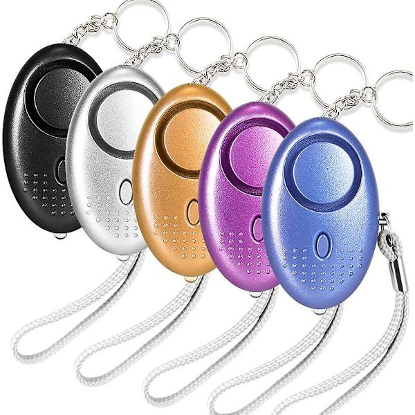 Mordely Security Sound Personal Alarm, Personal Security Alarm Keychain With Led Light, Emergency Security Alarm For Women, Men,