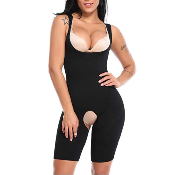 Mordely Dam Shapewear Dam Body Shaper SVART Black XXL-XXXL