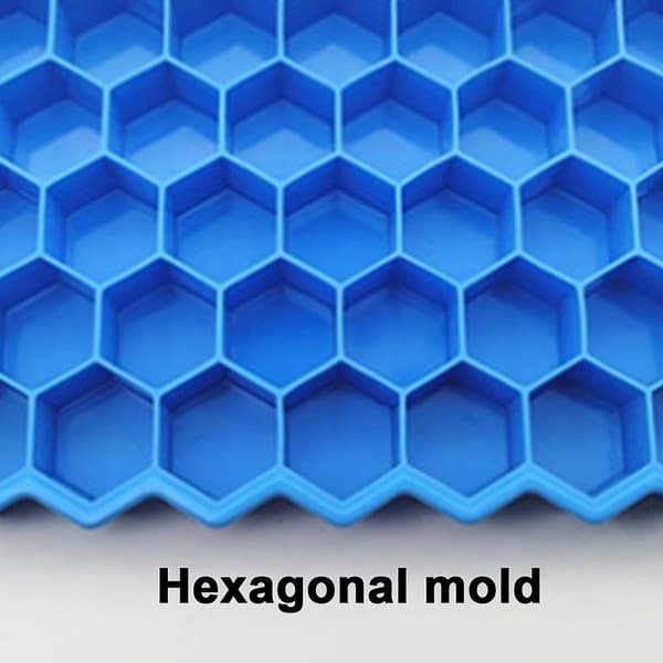 Mordely Ice Tray, Ice Tray For Making Hexagonal Ice, Includes 2 Trays