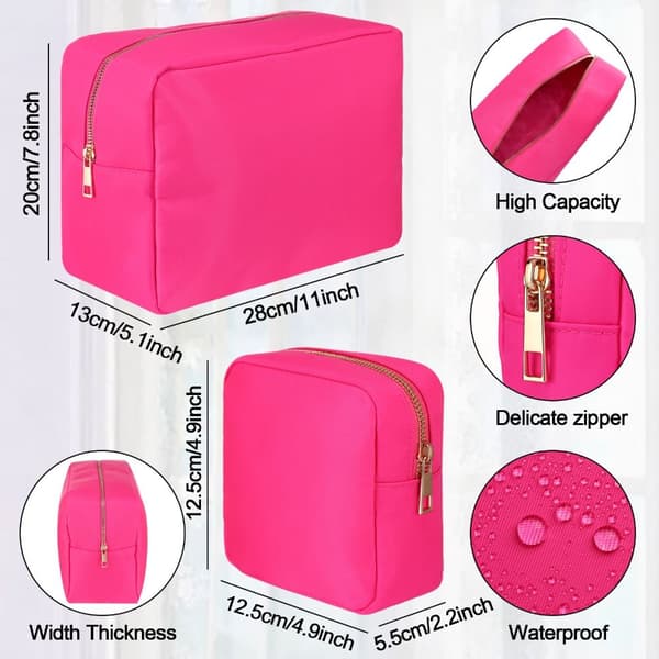 Mordely Preppy sminkväskor Stuffpåse HOT PINK hot pink