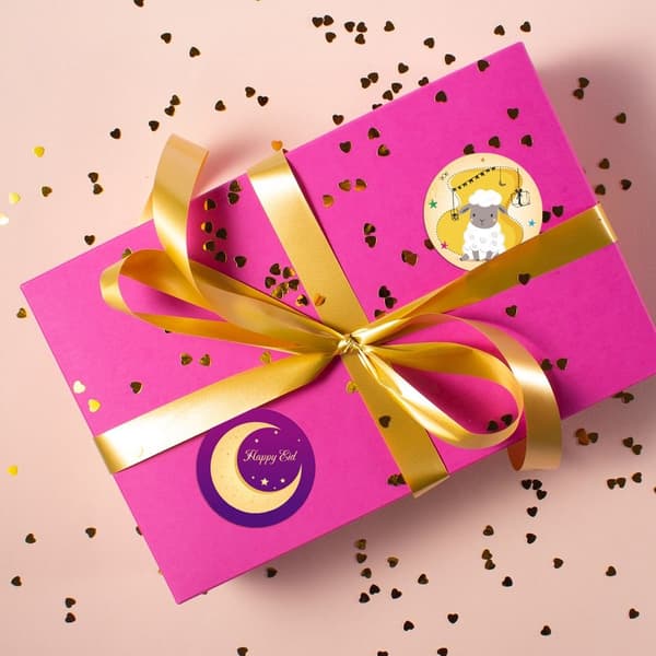 Mordely 20 ark EID Mubarak Sticker Label Seal Stickers 20 ARK 01 20 Sheets 01