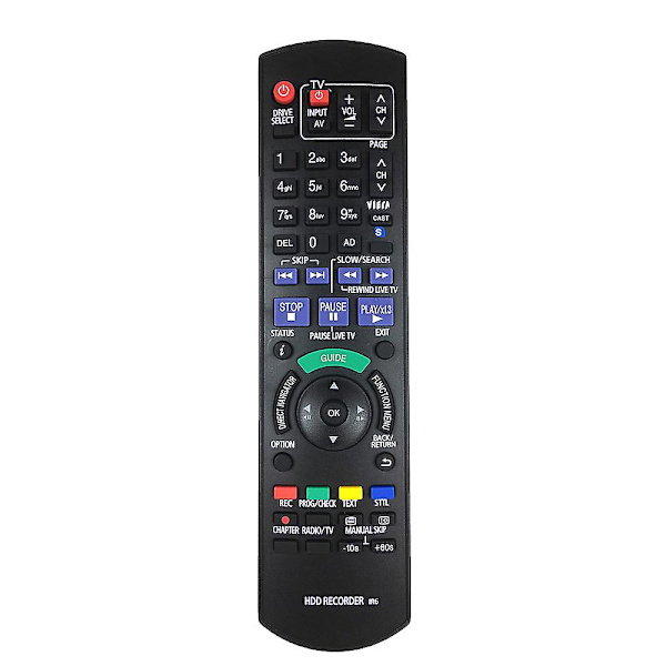 2023 For Panasonic N2qayb000618 Genuine Hdd Dvd Ir6 Recorder Remote Control Dmr-hw100 Dmr-hw100ebk