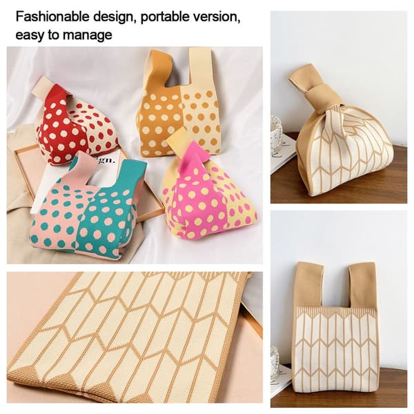Mordely Stickad handväska tygväska 1