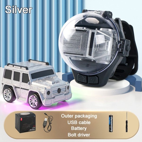 Mordely Watch Toy Barns Mini Elbil Racing Fjärrkontroll svart black