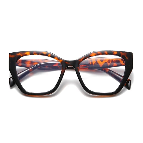 Mordely Anti-Blue Light Glasögon Fyrkantiga Glasögon LEOPARD PRINT LEOPARD Leopard print